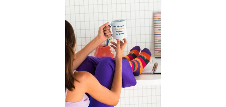 Kit Taza + Calcetines "No hay Opo sin dramas" talla 42-46
