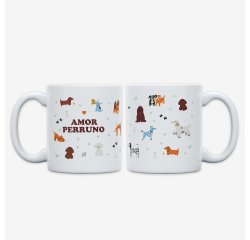 Kit Taza + Calcetines "Amor Perruno" Doglover Talla 42-46