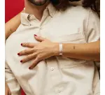 Pulsera de tela "Eres el amor de mi vida"