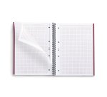 Notebook The Original, Couverture rigide, A4, quadrillage 5x5 mm, 80 feuilles de 1 couleur, Miquelrius, Sable.
