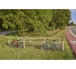 Barrière range vélo en bois Modèle initial