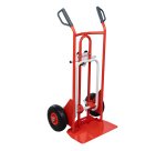 Diable porte-chaises acier 250/70 kg bavette réglable poignée à garde roue increvable