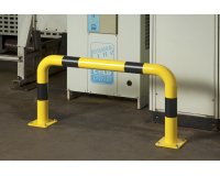Barrières de protection droite HT 60  x L60 cm - Long. hors tout 69 cm Tube Ø 89 x 3,2 mm d'épaisseur