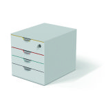 Module de classement Durable Varicolor® Mix Safe 4 tiroirs liseré de couleur