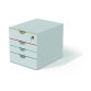 Module de classement Durable Varicolor® Mix Safe 4 tiroirs liseré de couleur