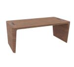 Bureau droit Direction Xennon finition placage bois L 190 cm