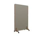 Cloison acoustique Enzo PET 24 mm - sur roulettes  - L 120 x H 170 cm