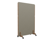 Cloison acoustique Enzo PET 24 mm - sur roulettes  - L 120 x H 170 cm