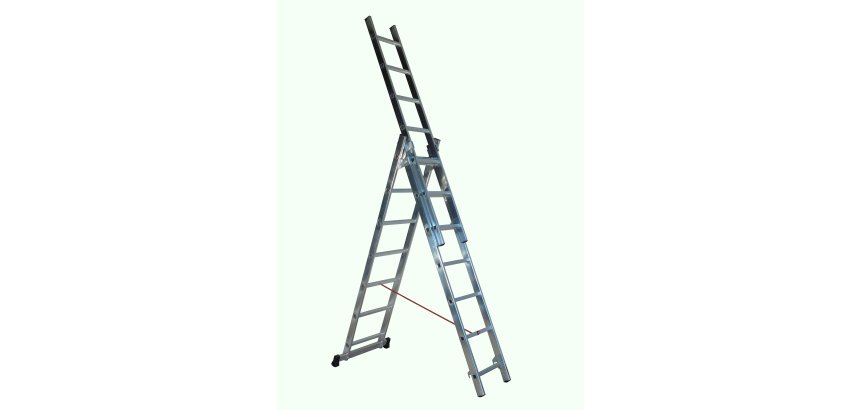 Echelle transformable 3x7 échelons.