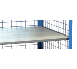 Plateau bois mélaminé 19 mm 1200 x 800 mm pour servantes multi-niveaux