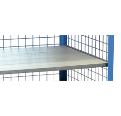 Plateau bois mélaminé 19 mm 1200 x 800 mm pour servantes multi-niveaux