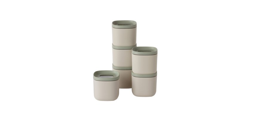 Berghoff Small Container Set for Food and Spices - 6 Pieces