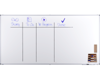 Tableau blanc laqué PREMIUM 120x240cm - Legamaster