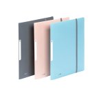Chemise à élastique 3 rabats A4 polypropylène - MINERAL VIQUEL  - Coloris assortis