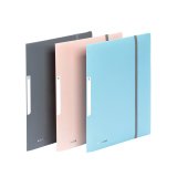 Chemise à élastique 3 rabats A4 polypropylène - MINERAL VIQUEL  - Coloris assortis
