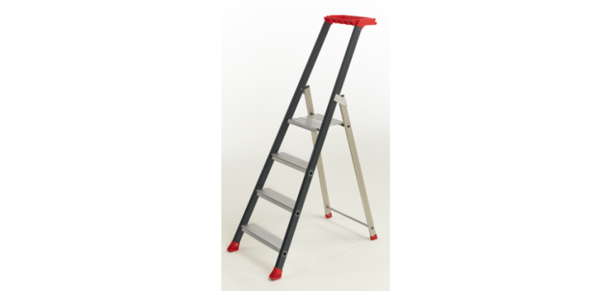 Escabeau professionnel 4 MARCHES "Prolux plus"