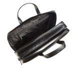 Lederen business tas met laptopvak 15,6"