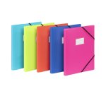 Protège-documents 30 pochettes - 60 vues  -  A4 - polypropylène - FEEL'EASY VIQUEL - Coloris assortis