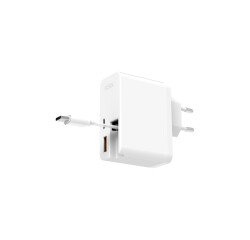 Cargador ultrarrápido KSIX GaN 65W CON USB-C