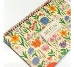 UO Organizador semanal Flores, tamaño 28x18 cm, 60 páginas