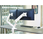 Brazo para monitor doble Eppa™ Blanco Fellowes