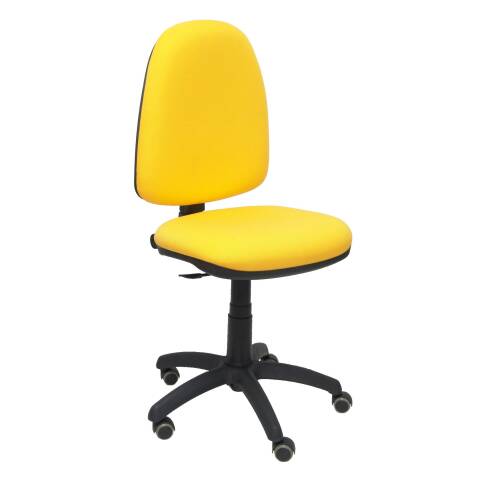Silla Ayna bali ruedas de parquet - Amarillo