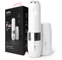 Mini Depiladora Facial con luz Braun