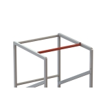 Escabeau roulant étroit 3 marches
