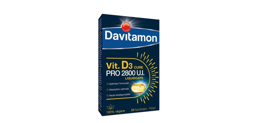 Davitamon Vegan Vit.d3 2800iu 24 Caps Be