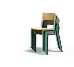 Schoolstoel Fabiano Kids in beuk - Maat T2 - Kleuterklas