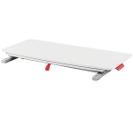 Convertidor de escritorio con bandeja para teclado Leitz Ergo Cosy, gris
