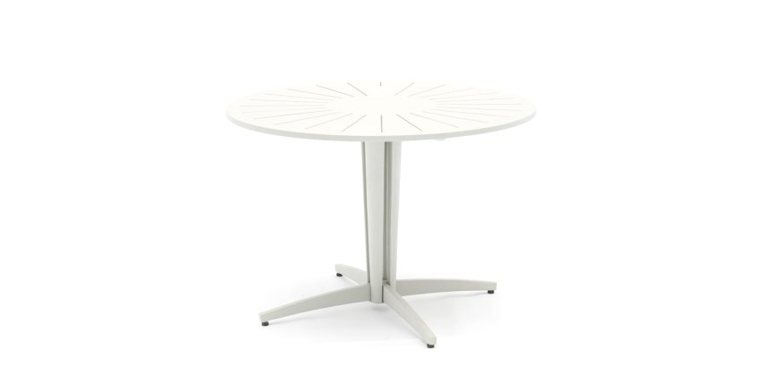 Table ronde OUDON en aluminium