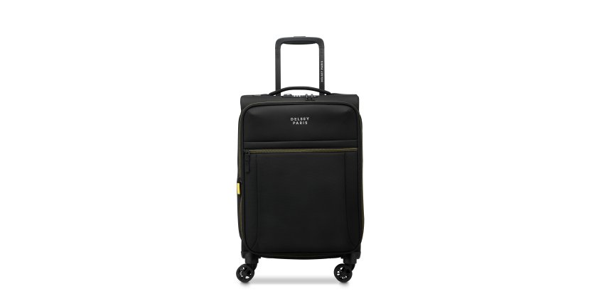 Brochant 3 valise cabine extensible 4 doubles roues 55 cm noir profond