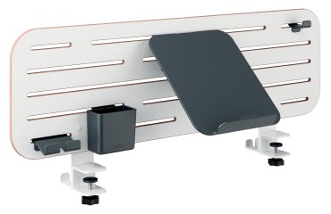 Panel organizador de escritorio con soporte para ordenador portátil Leitz Ergo, 80x25 cm