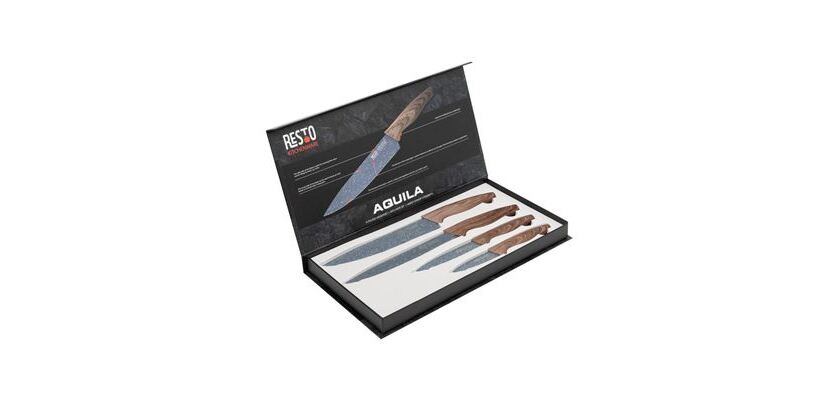 Set de cuatro cuchillos de cocina Presto