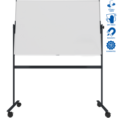 Tableau blanc rotatif laqué UNITE 100x150cm - Legamaster