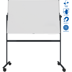 Tableau blanc rotatif laqué UNITE 100x150cm - Legamaster