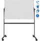 Tableau blanc rotatif laqué UNITE 100x150cm - Legamaster