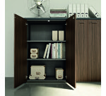 Armoire basse XENNON portes battantes H.131 x L.86 cm