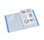 Protège-documents Propyglass Viquel personnalisable  A4 20 pochettes - 40 Vues - bleu