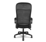 Silla Opti524 respaldo malla negro y asiento tela negro