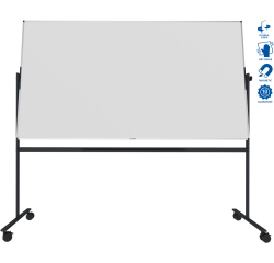 Tableau blanc rotatif laqué UNITE 120x220cm - Legamaster