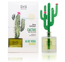 AMBIENT. DIFUSOR CACTUS SYS 90ml ALOE VERA - BAMBU