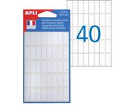 Etiquette multi-usage, 8 x 20 mm, blanc