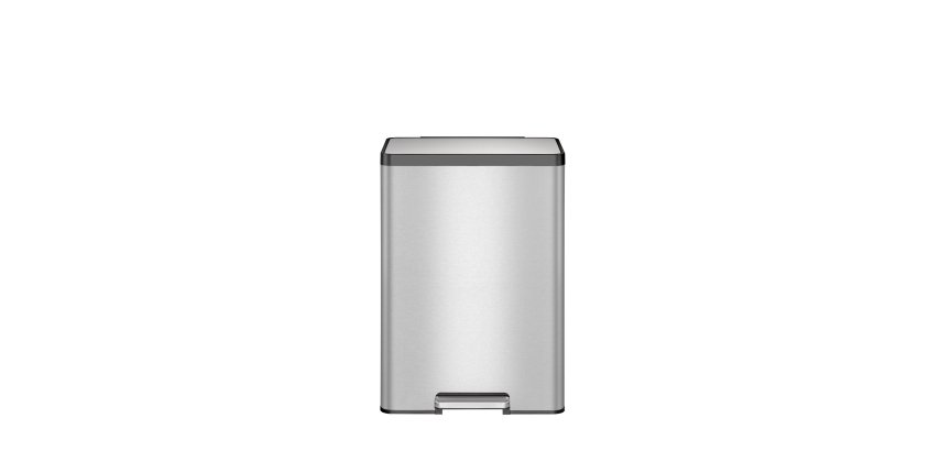 Poubelle à pédale EcoCasa II 2 x 20L