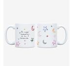 Taza "La mejor madre de la galaxia" 350ml, cerámica 
