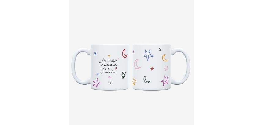 Taza "La mejor madre de la galaxia" 350ml, cerámica 
