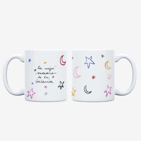 Taza "La mejor madre de la galaxia" 350ml, cerámica