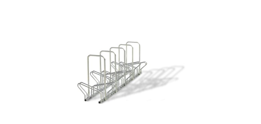 Range 10 vélos avec 5 arceaux antivol