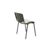 Silla confidente Pétrola - pack de  4 - Gris